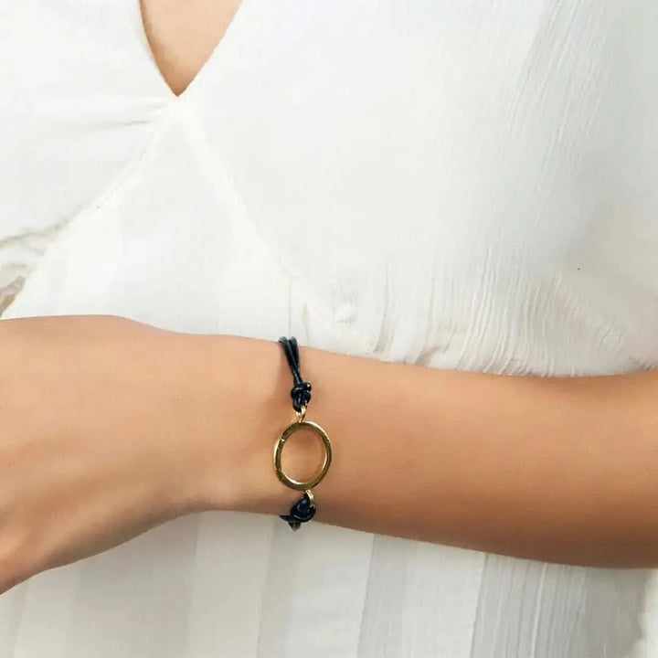 Personalizable Leather Braided Bolo