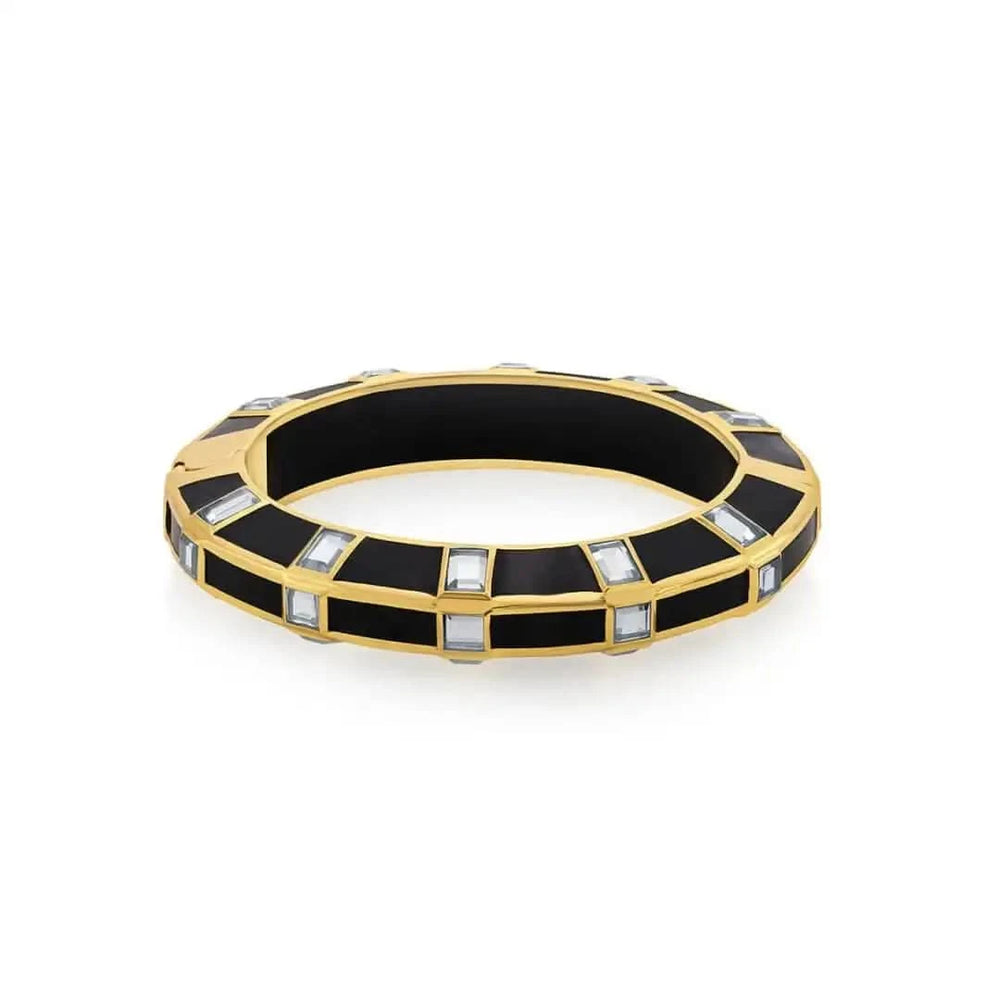 Raina Black Mirror Bangle