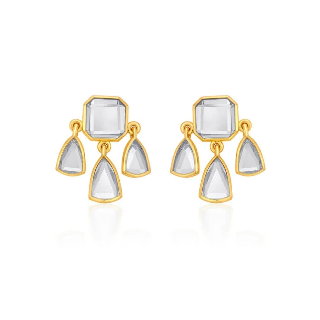 Seher Statement Mirror Studs