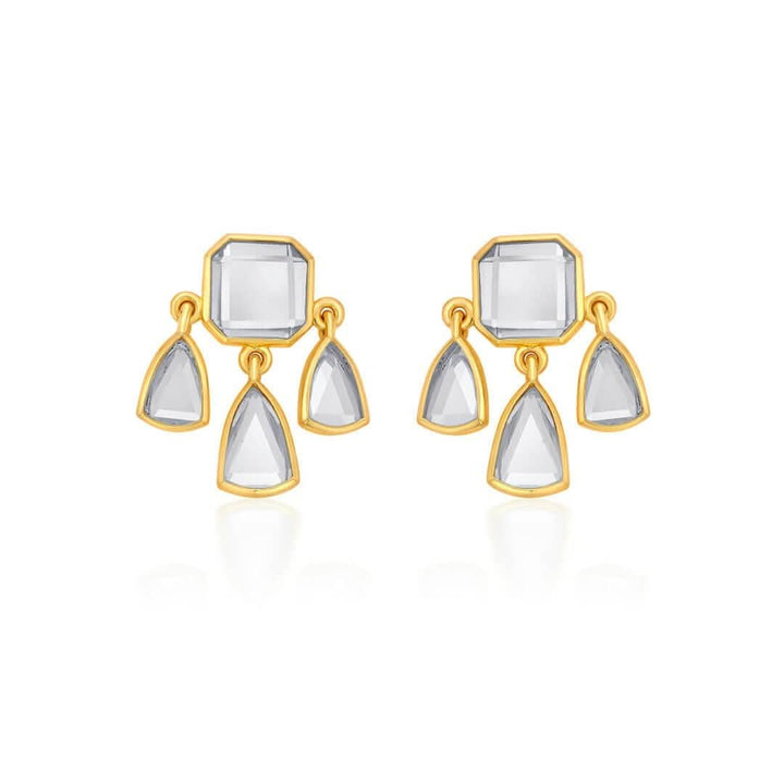 Seher Statement Mirror Studs