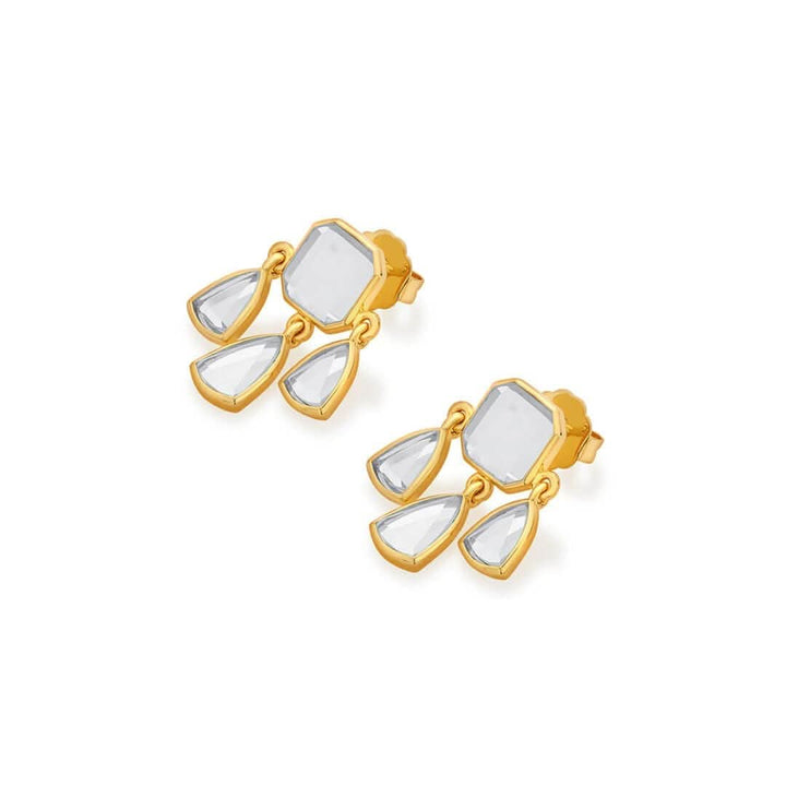 Seher Statement Mirror Studs