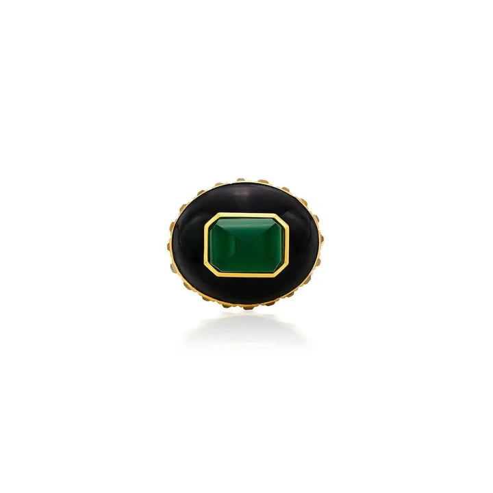 Raina Hydro Emerald Oval Ring