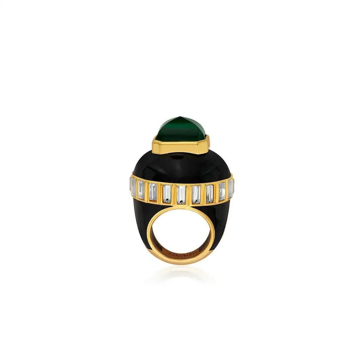 Raina Hydro Emerald Oval Ring