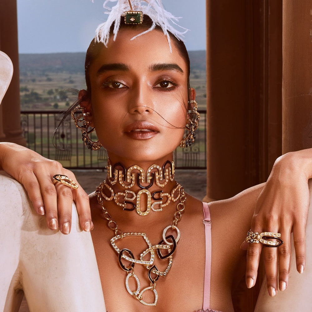 Just Jamiti Baroque Necklace - Isharya | Modern Indian Jewelry