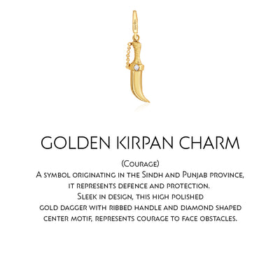 Golden Kripan Charm - Isharya | Modern Indian Jewelry