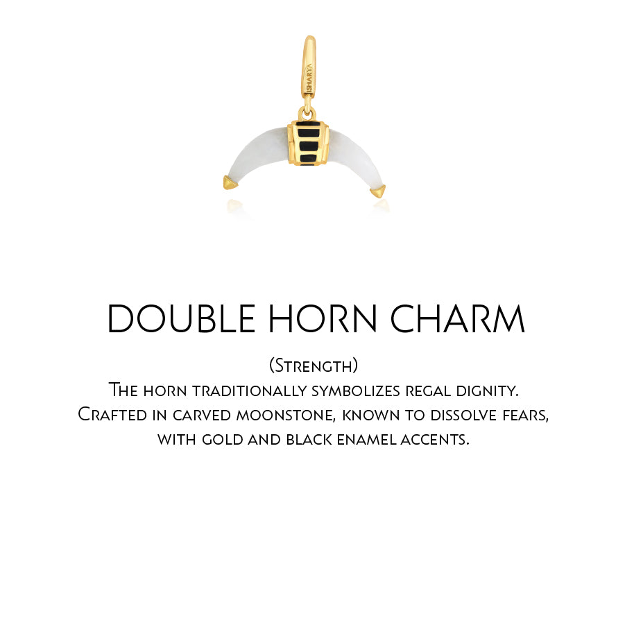 Double Horn Charm - Isharya | Modern Indian Jewelry