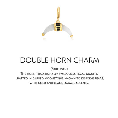 Double Horn Charm - Isharya | Modern Indian Jewelry