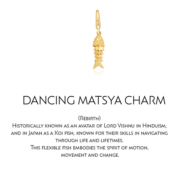 Dancing Matsya Charm - Isharya | Modern Indian Jewelry