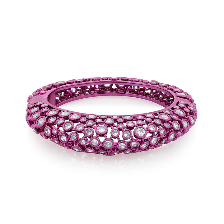 Rani Pink Oval Hinge Bangle