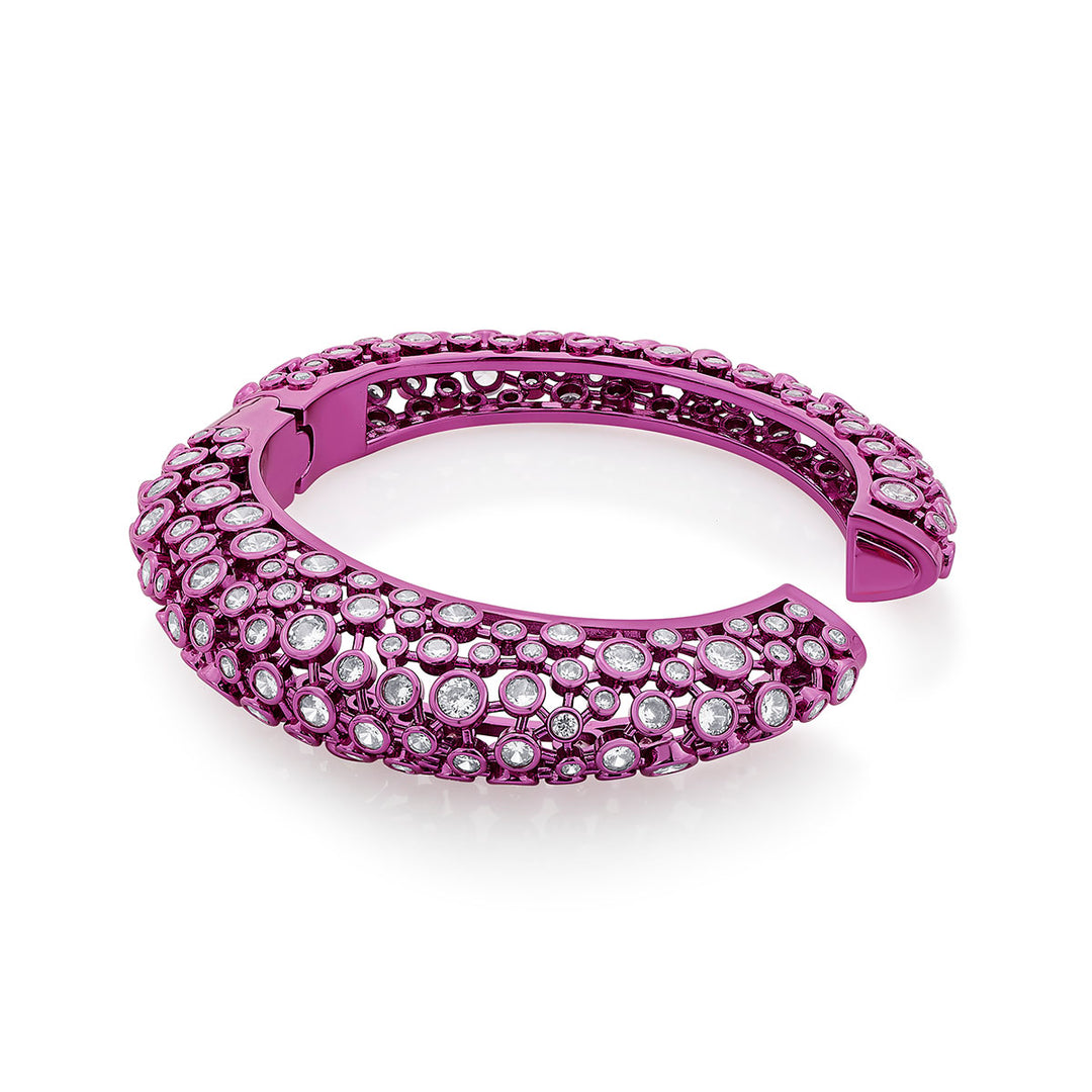 Rani Pink Oval Hinge Bangle