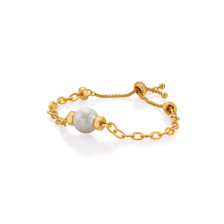 Angelou Pearl Bolo Bracelet - Isharya | Modern Indian Jewelry