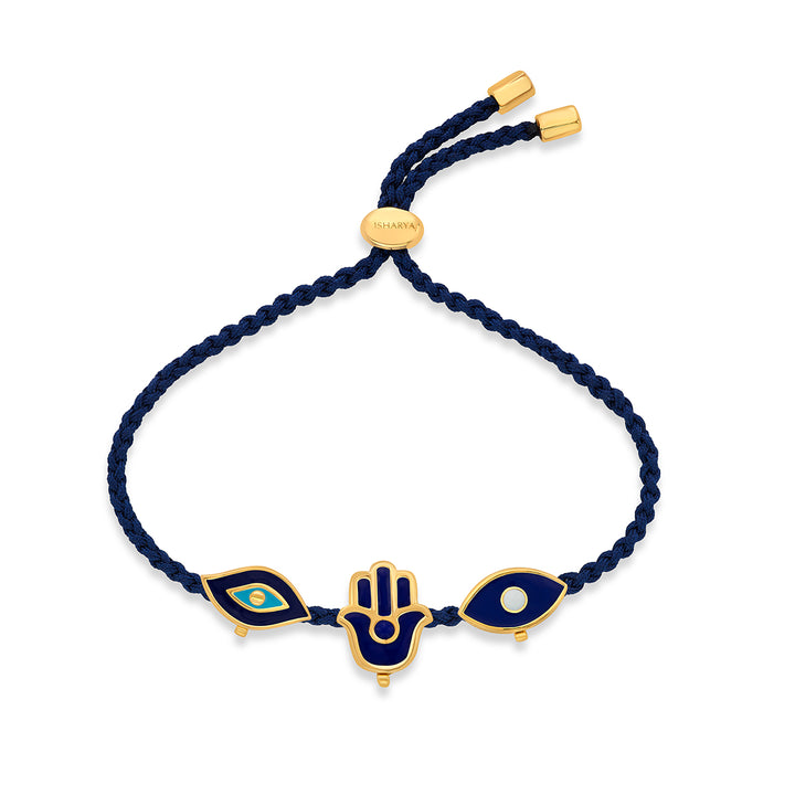 Navy Blue Knot Bracelet