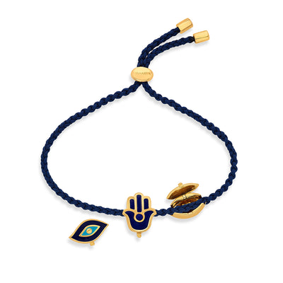 Navy Blue Knot Bracelet - Isharya | Modern Indian Jewelry