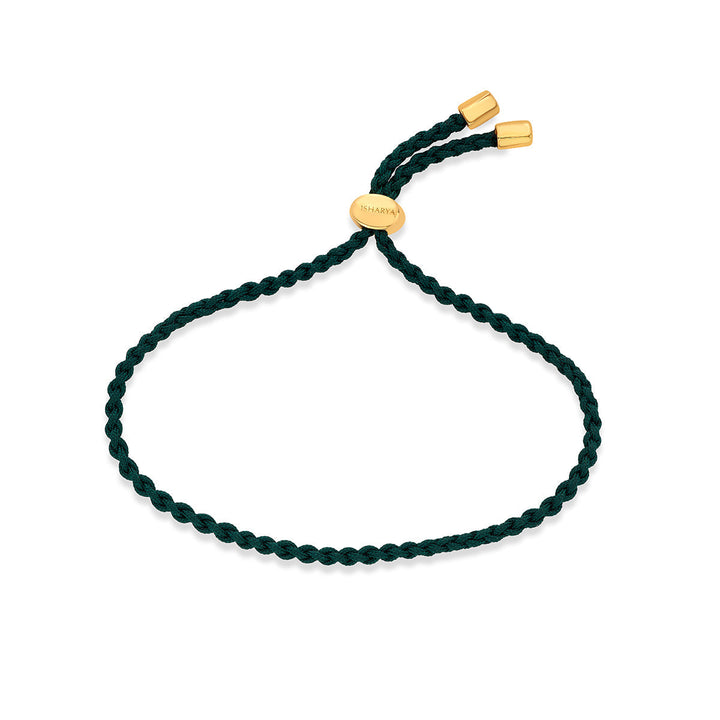 Forest Green Knot Bracelet