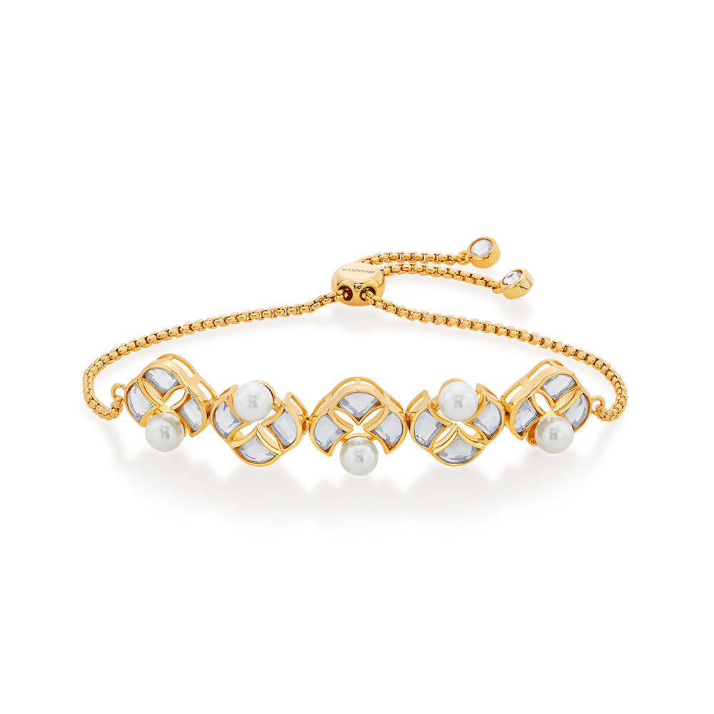 Amara Mirror Pearl Bracelet