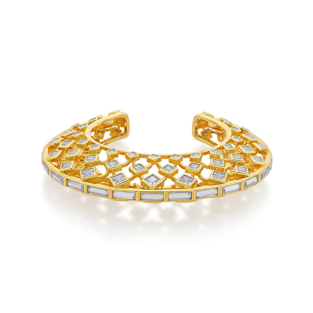 Aura Gold Moon Statement Cuff