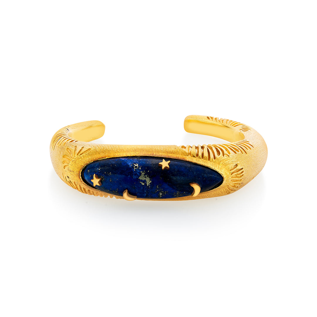 Celestial Lapis Cuff