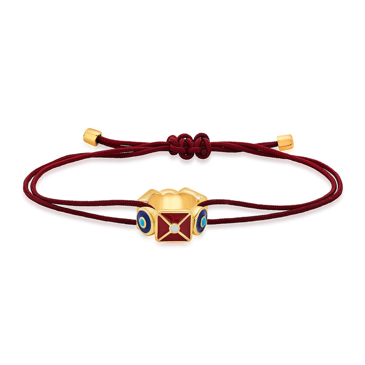 Color Wheel Charm Thread Bracelet