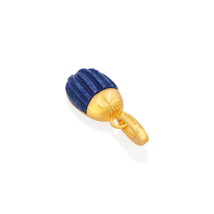 Scarab Lapis Charm