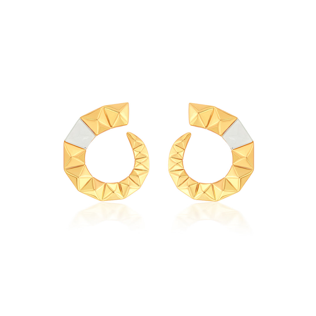 Rock Crystal Enso Stud