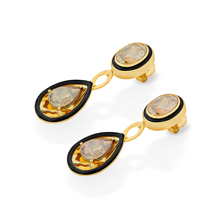 Bling Glory Wrap Crystal Earrings - Isharya | Modern Indian Jewelry