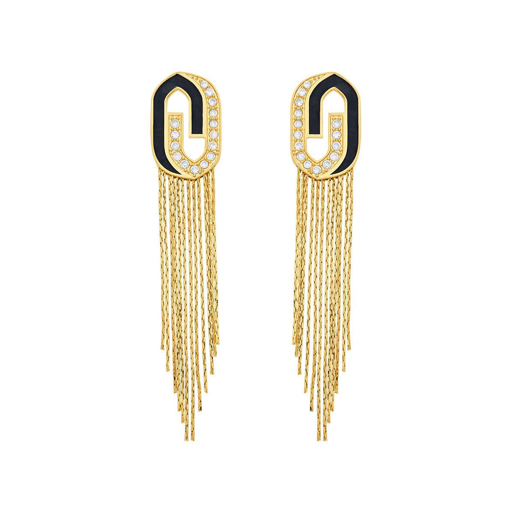 Just Jamiti Art Deco Tassel Earrings
