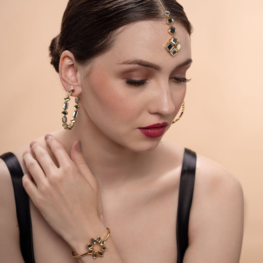Amara Mirror Maangtikka - Isharya | Modern Indian Jewelry