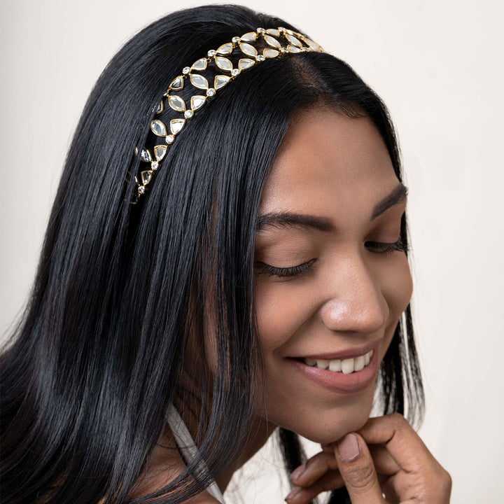 Marquise Mirror Choker - Isharya | Modern Indian Jewelry