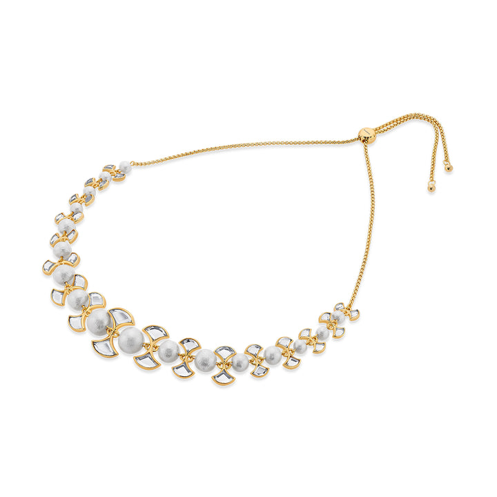 Amara Mirror Pearl Necklace