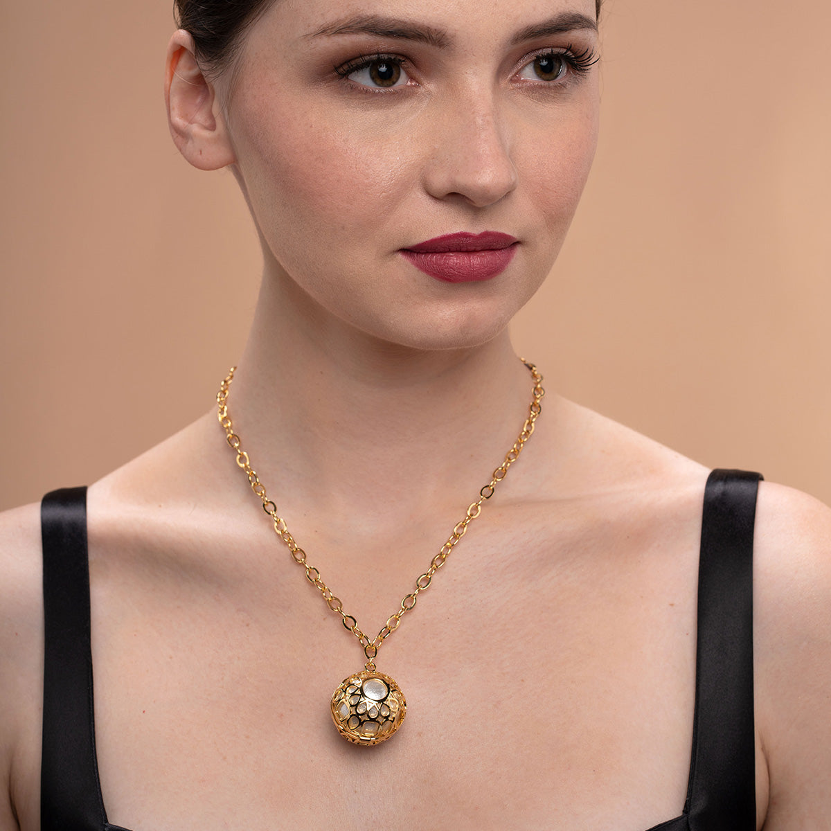 Amara Statement Pearl Necklace - Isharya | Modern Indian Jewelry