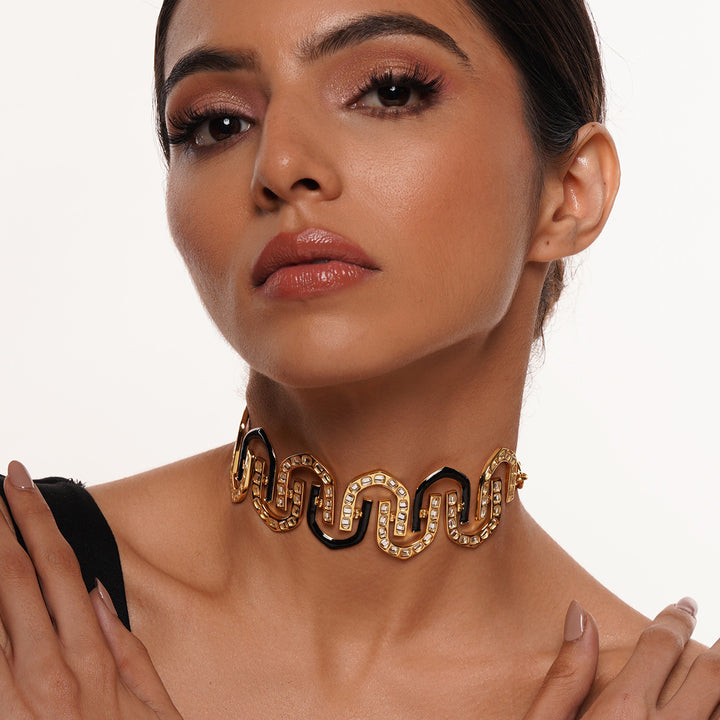 Just Jamiti Statement Choker - Isharya | Modern Indian Jewelry