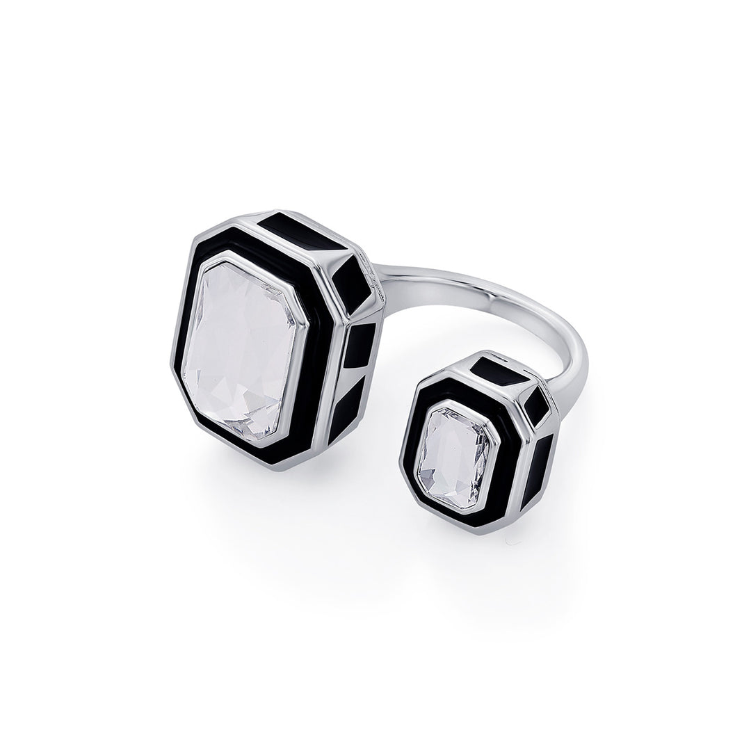Bougie Dual-Crystal Ring