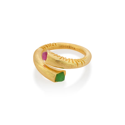 Marvel Jade Ring - Isharya | Modern Indian Jewelry