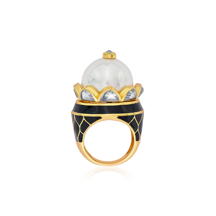 Amina Pearl Dome Ring