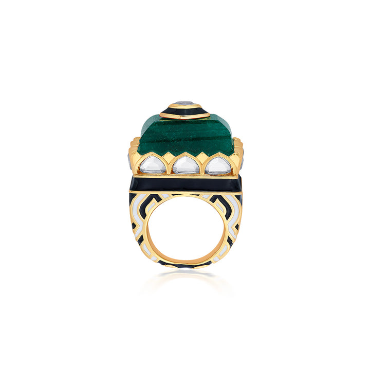 Begum Haute Evergreen Mughal Ring
