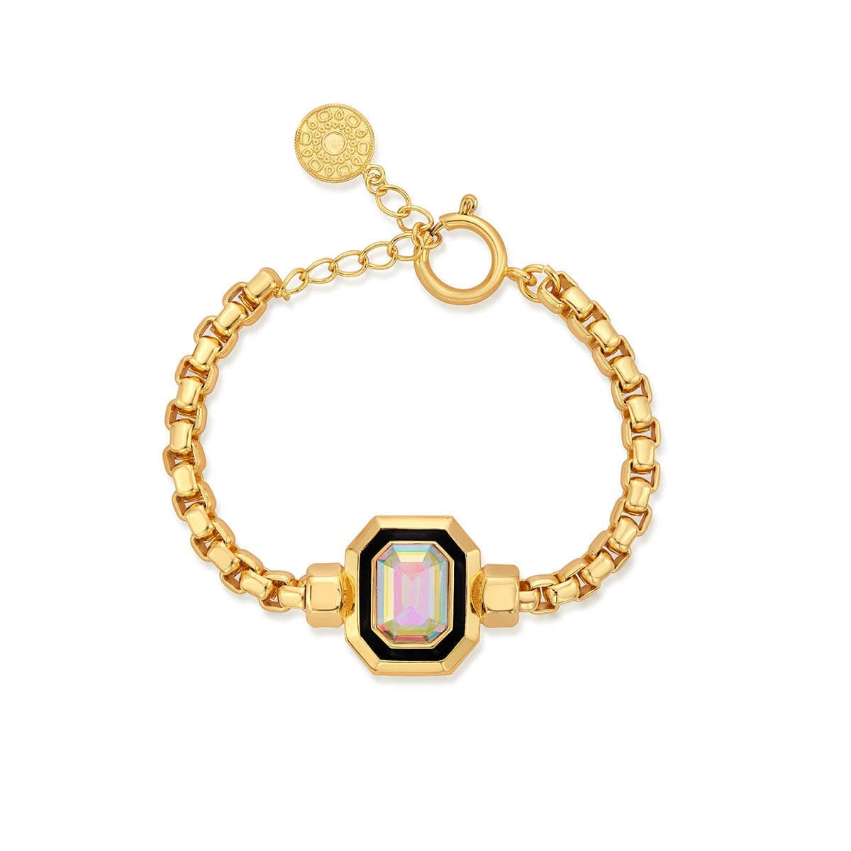 Atwood Amethyst Gold Bracelet - Isharya | Modern Indian Jewelry