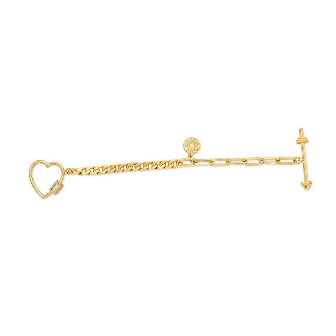 Cupid Heart & Arrow Bracelet