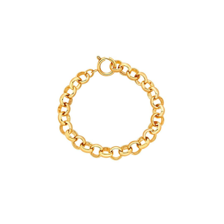 Personalizable Round Link Bracelet - Isharya | Modern Indian Jewelry