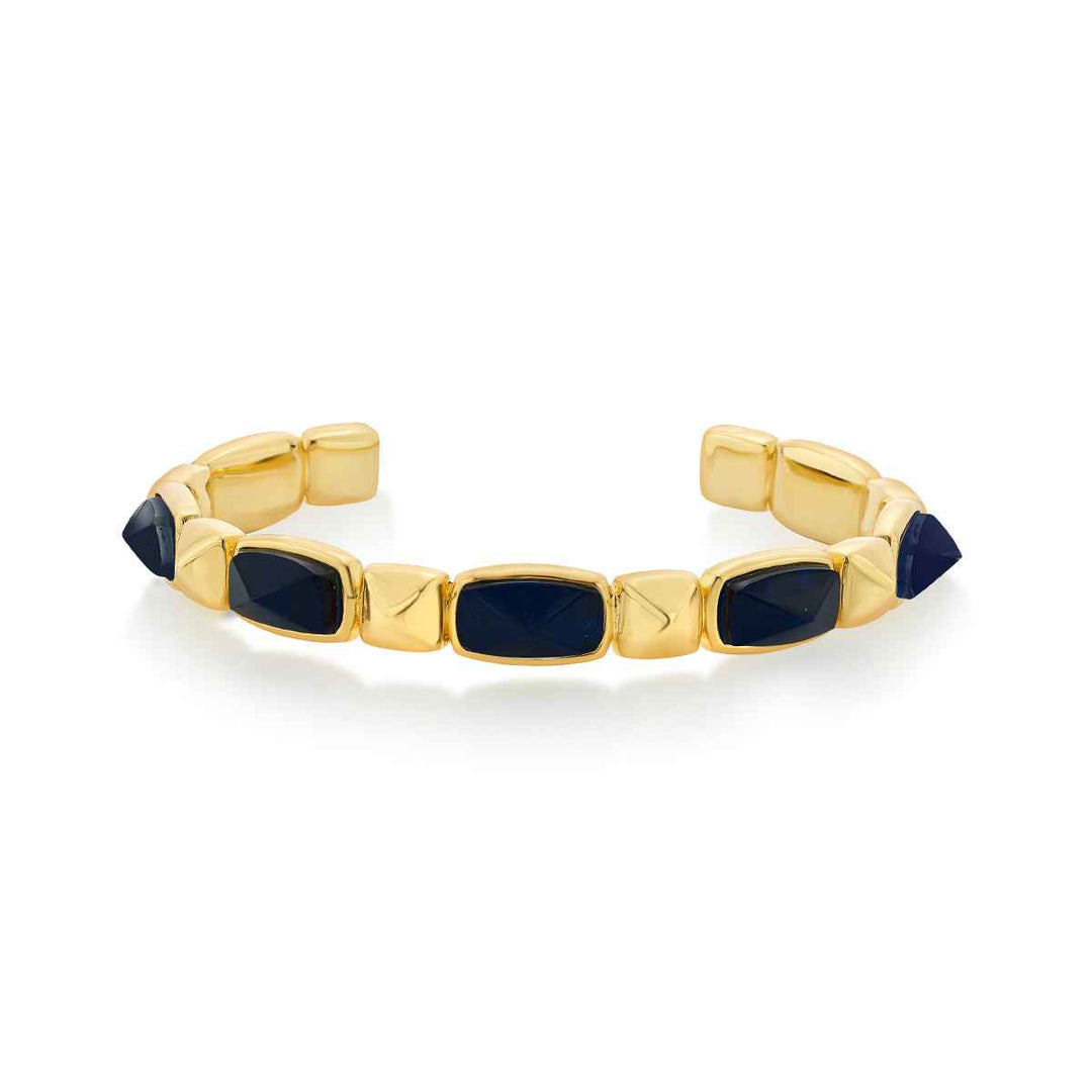 Perspective Blue Saphire Doublet Bracelet