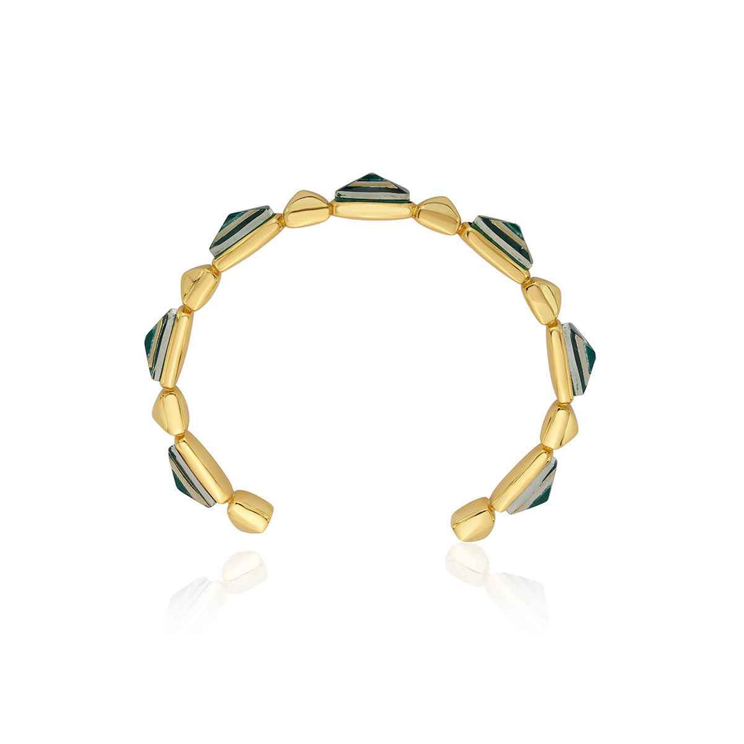 Perspective Emerald Doublet Bracelet