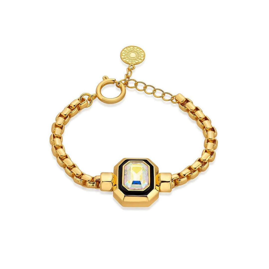 Atwood Amethyst Gold Bracelet - Isharya | Modern Indian Jewelry
