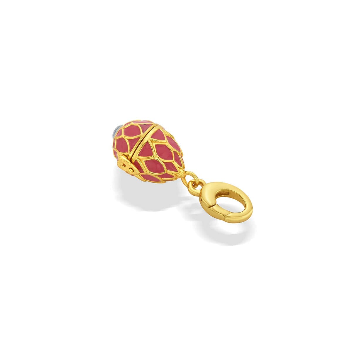 Fabergé Egg Lotus Charm  - Isharya | Modern Indian Jewelry