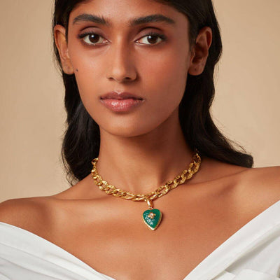 Heritage Lucky Heart Charm - Isharya | Modern Indian Jewelry