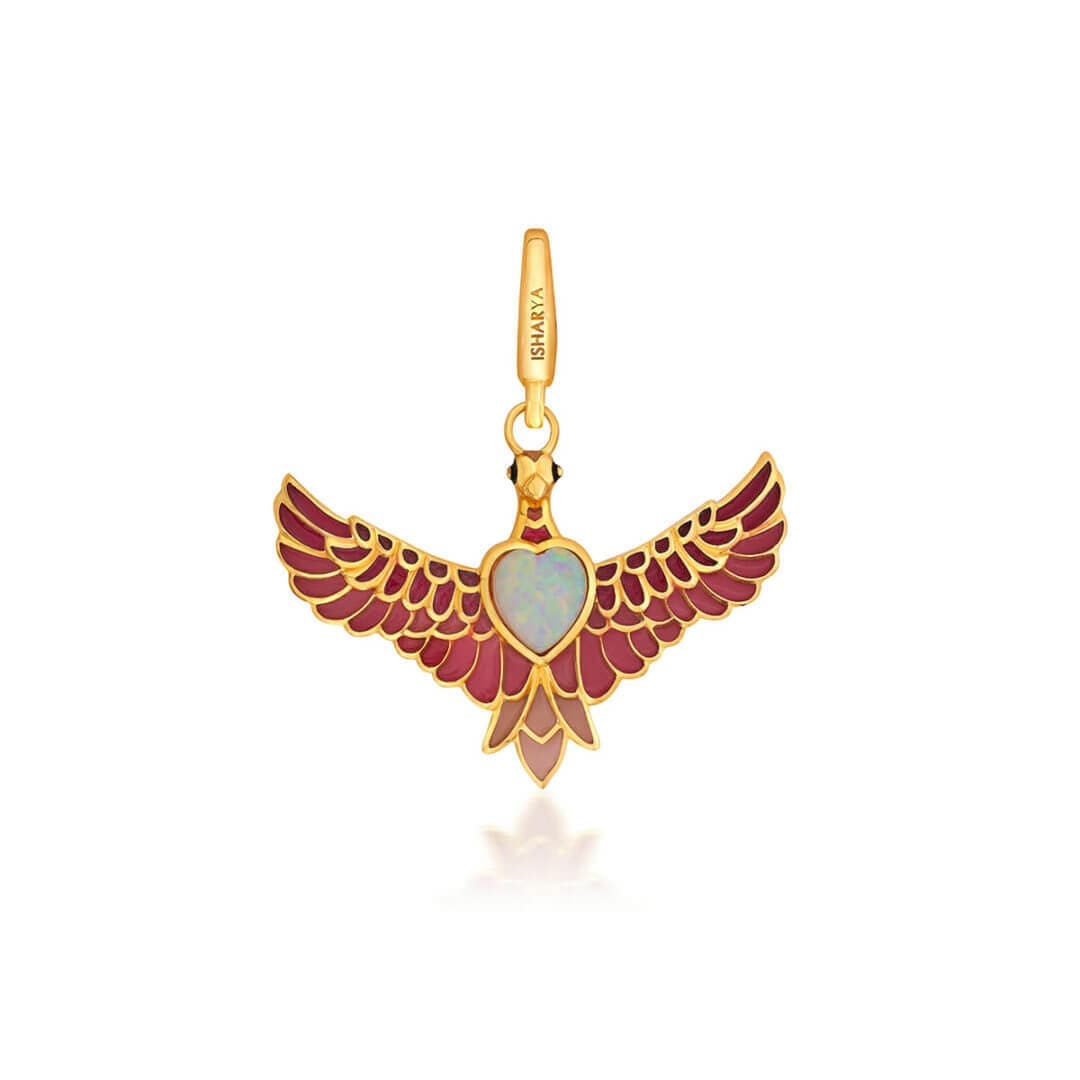 Phoenix Opal Charm - Isharya | Modern Indian Jewelry