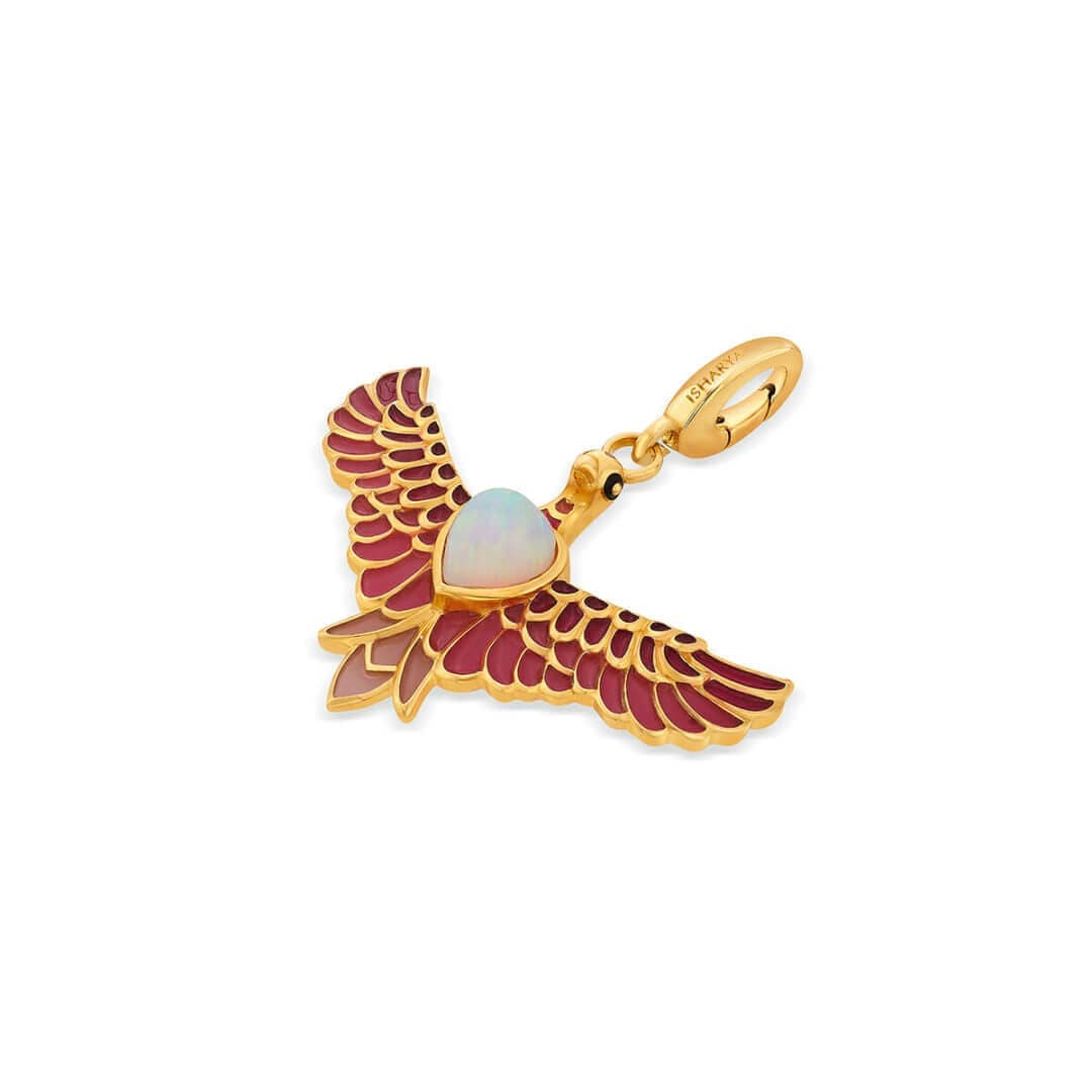 Phoenix Opal Charm