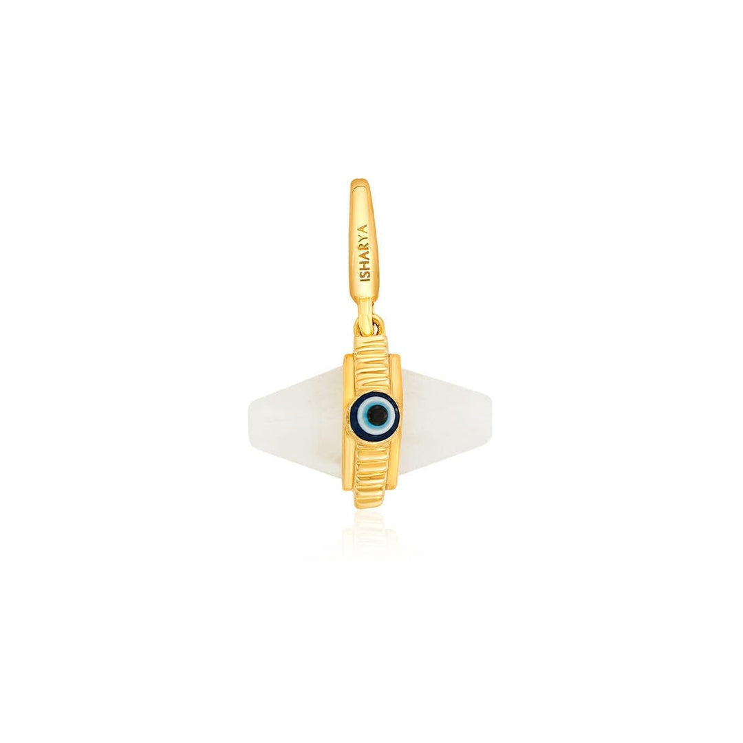 Pyramid Evil Eye Charm