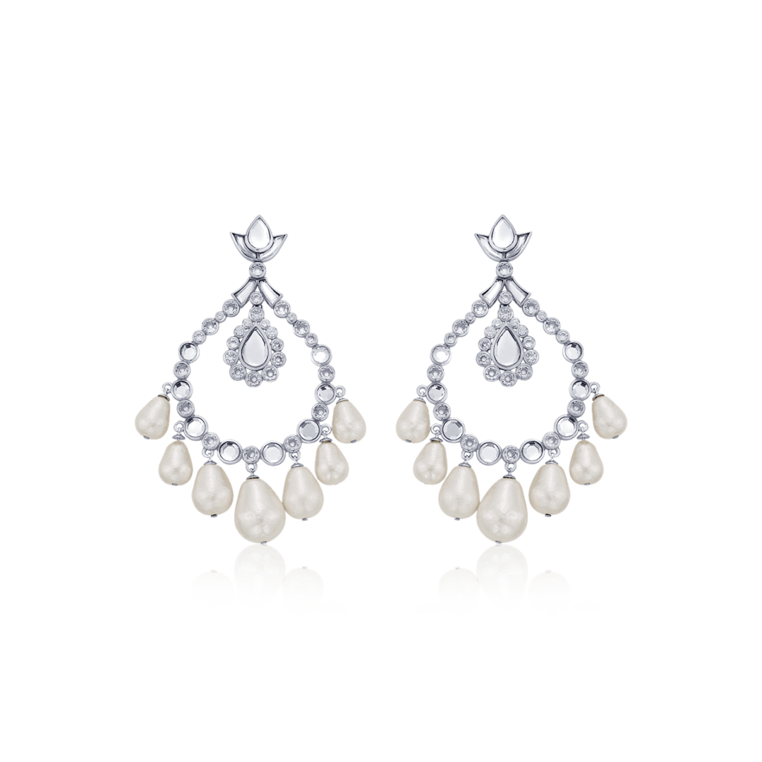 Delicate Pearl Chandelier Earrings – MARMELO USA