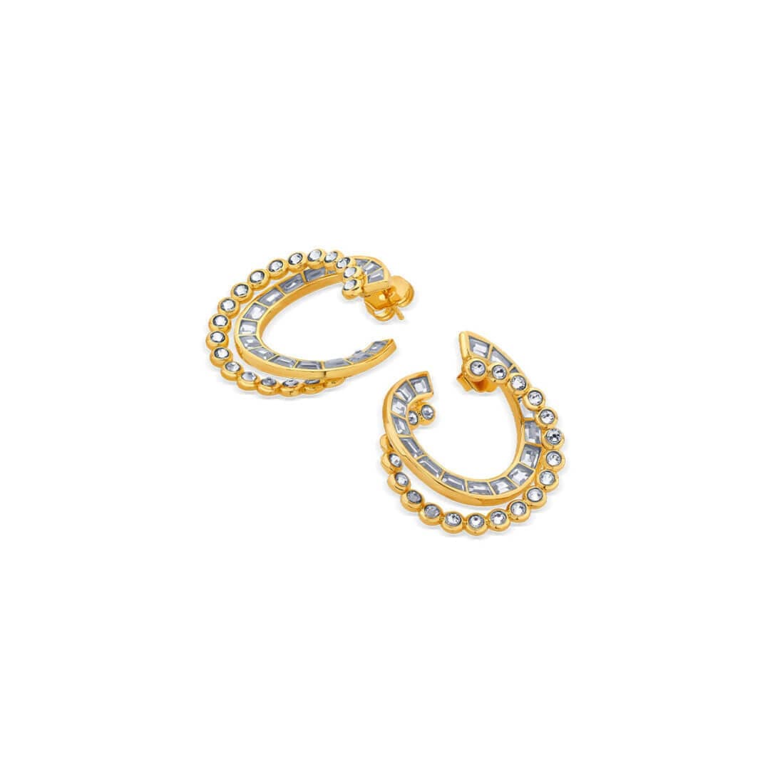 Emerge Disc Earrings - Isharya | Modern Indian Jewelry