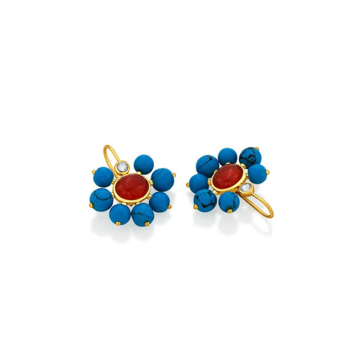 Iris Turquoise Earrings 
