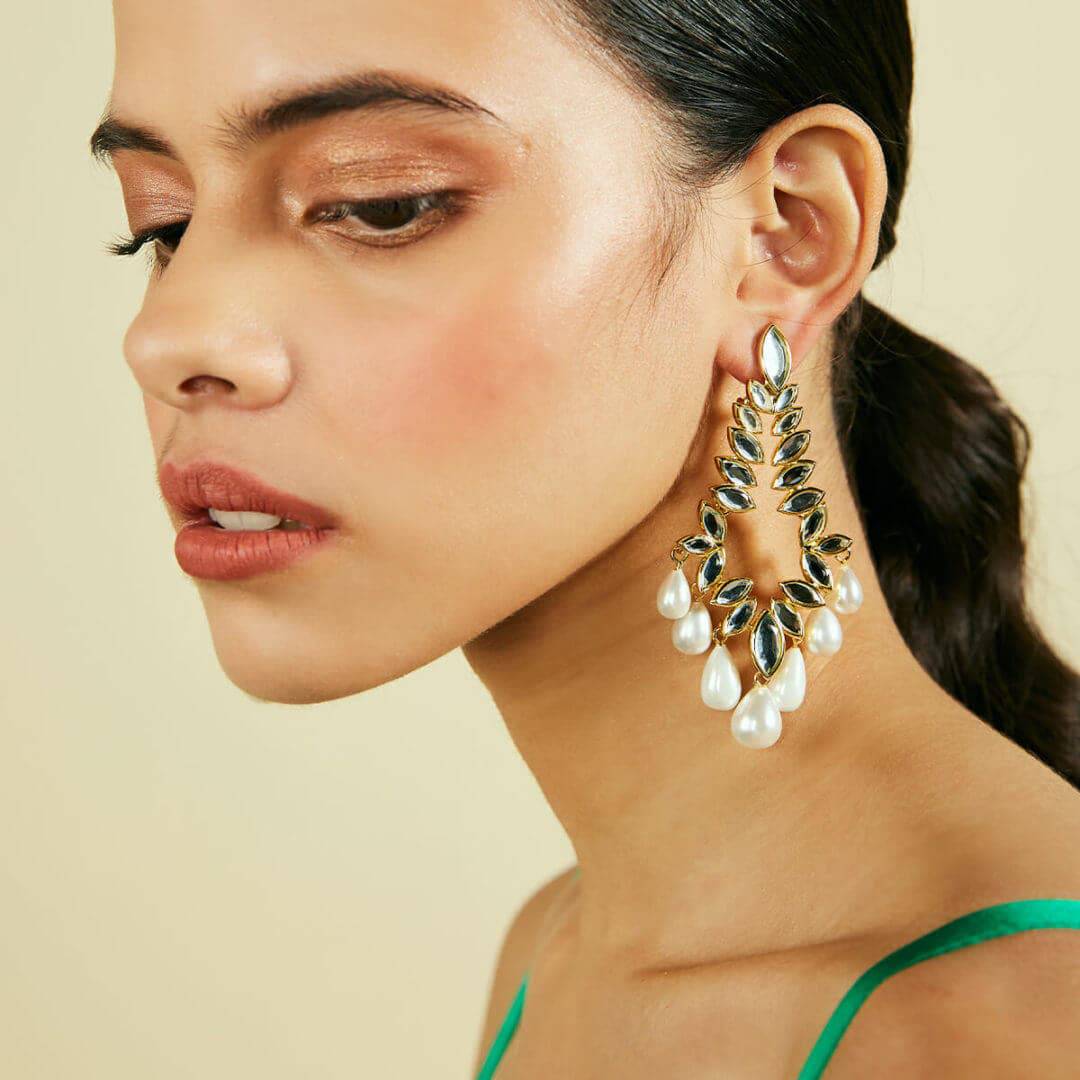 Tahitian Breeze Crystal Chandelier Earrings-Coastal Classic Creations
